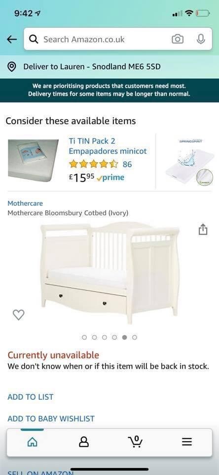 bloomsbury cot bed